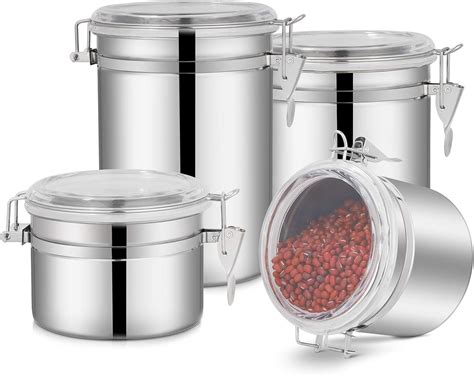 Stainless Steel Food Storage Containers: Jars